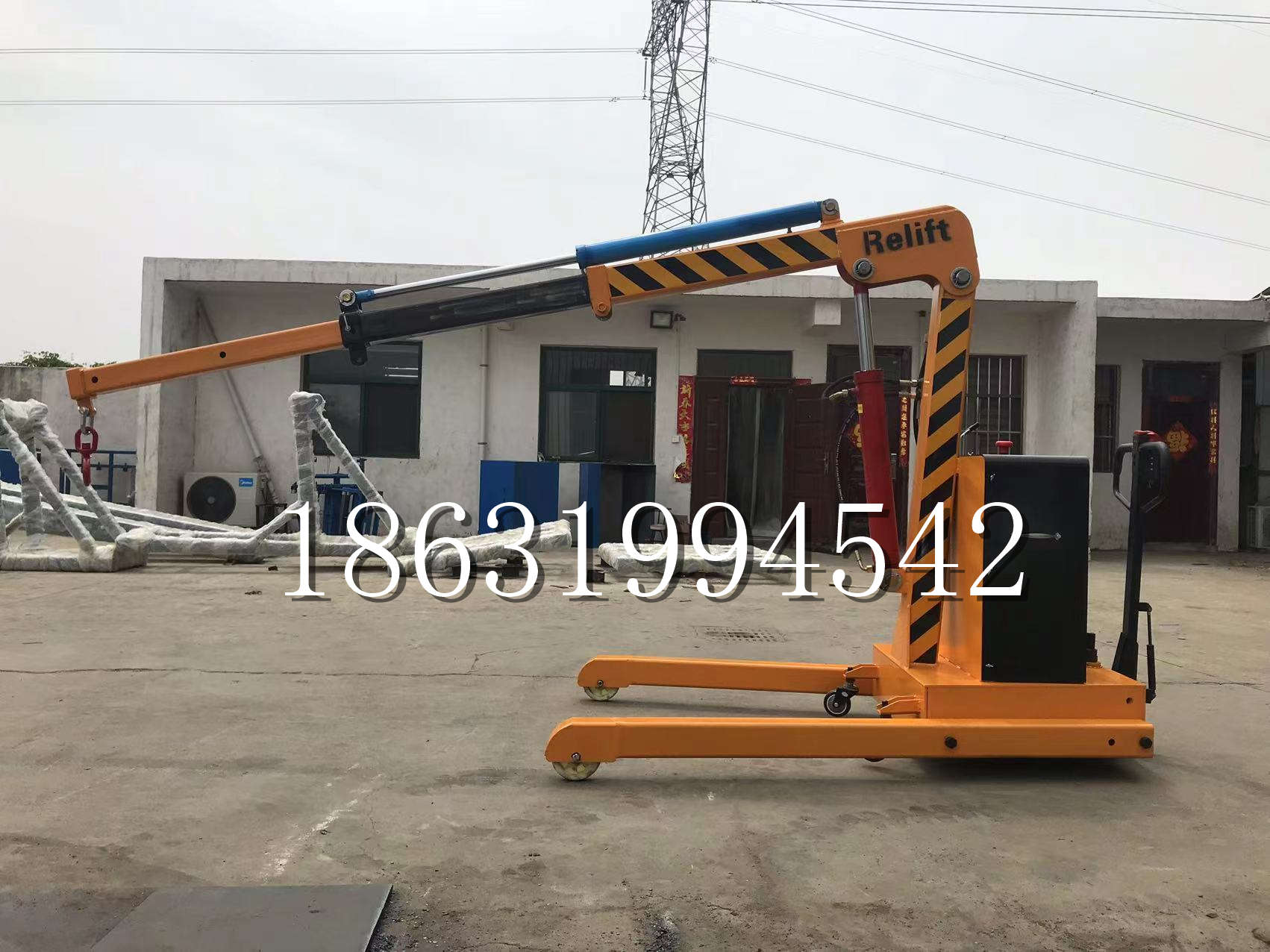 铁西区久征定做3吨三轮随车吊 农用园林绿化移树吊 平板工程用小吊机